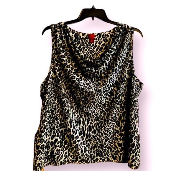 212 Collection Tops - Women’s Animal Print Sleeveless Top